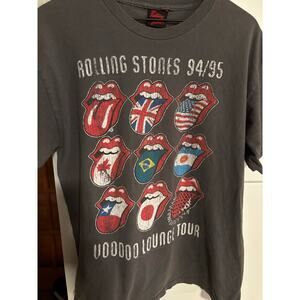 The Rolling Stones 94/95 VooDoo Lounge Tour t-shirt Gray -Large